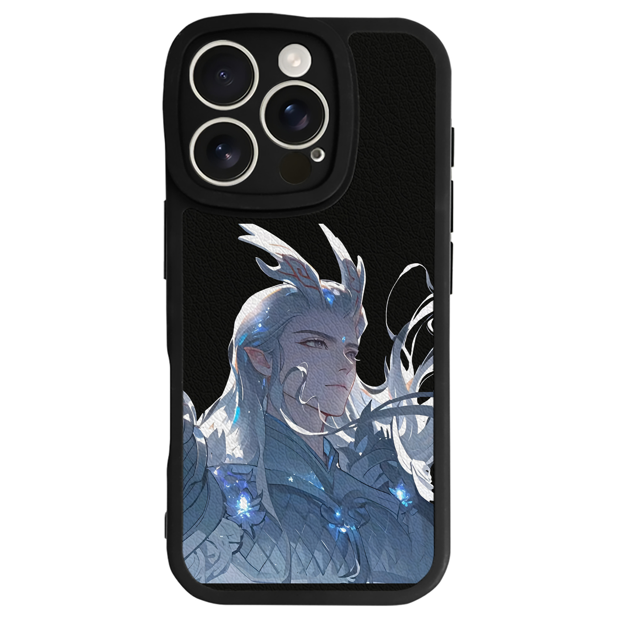 （画像用） Ne Zha 2 ナタ 魔童の大暴れ 【iPhone 16シリーズ対応】シリコンスマホケース（レザー調） 材質：シリコン